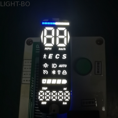 Mehrfunktionale kundenspezifische LED zeigen ultra helle weiße Farbe für elektrischen Roller an