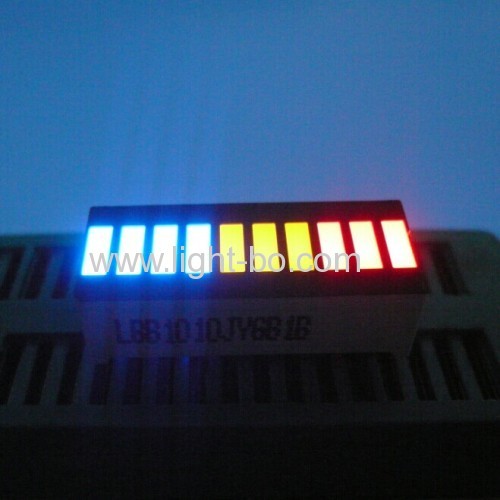 Super hellgrüne/Lichtstrahl Gradh-Reihe des Rot-10 des Segment-LED für Instrumentenbrett