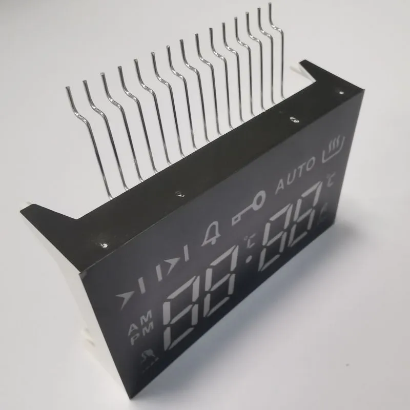Ultra-Amber-LED-Display 7 Segmente 4 Ziffern Gemeinsame Kathode für 4 Tasten Berührung Eingebauter Ofen 5