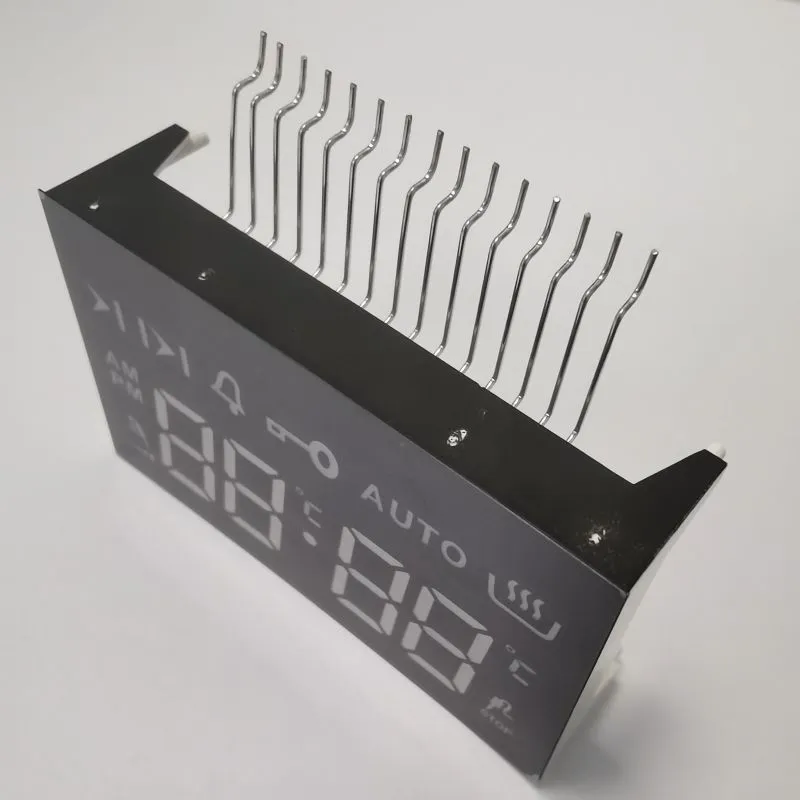 Ultra-Amber-LED-Display 7 Segmente 4 Ziffern Gemeinsame Kathode für 4 Tasten Berührung Eingebauter Ofen 4