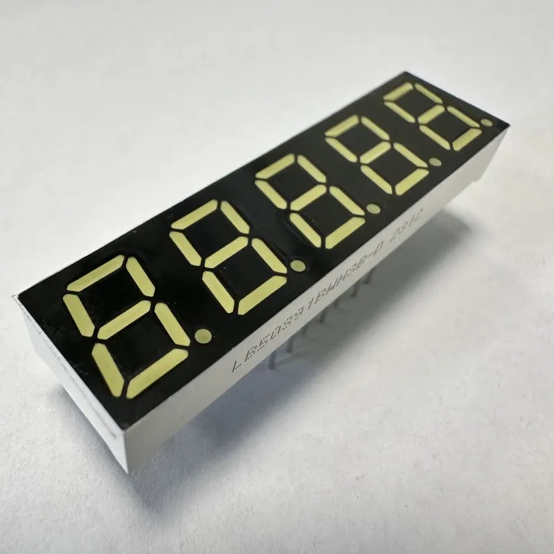 Ultraweiß 7 Segment LED-Display 5 Ziffern 0,39 Zoll gemeinsame Anode für digitale Anzeige 2