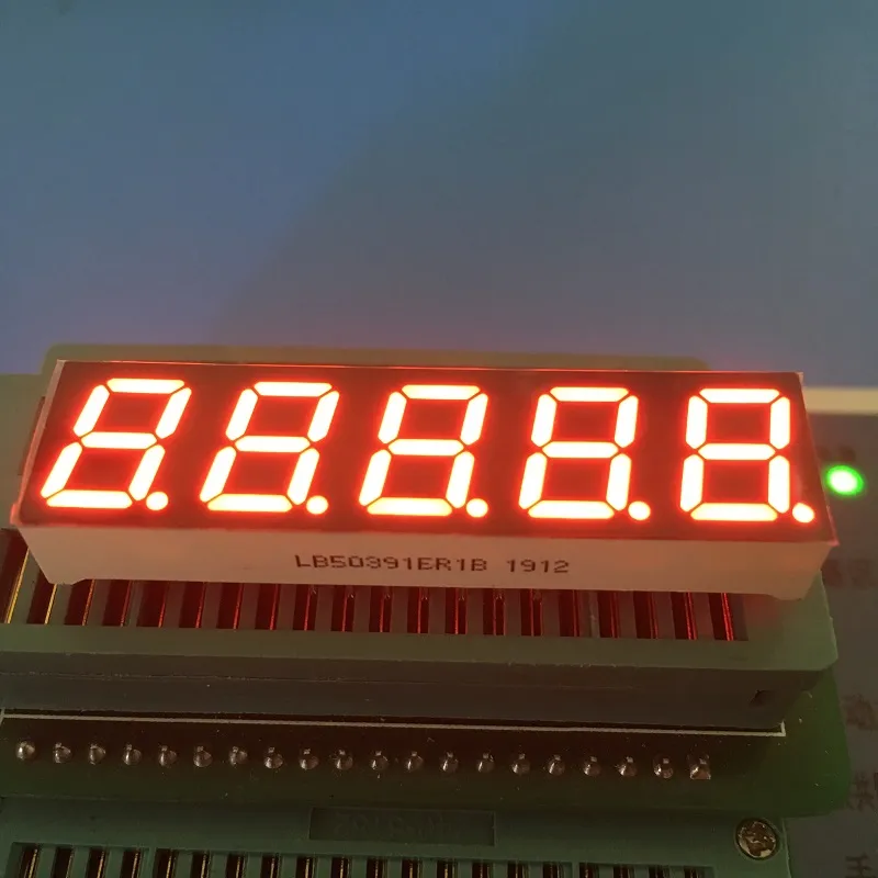 Super helles Rot 7 Segment LED-Display 0,39 Zoll 5 Ziffern gemeinsame Anode für digitale Frequenzwandler 3