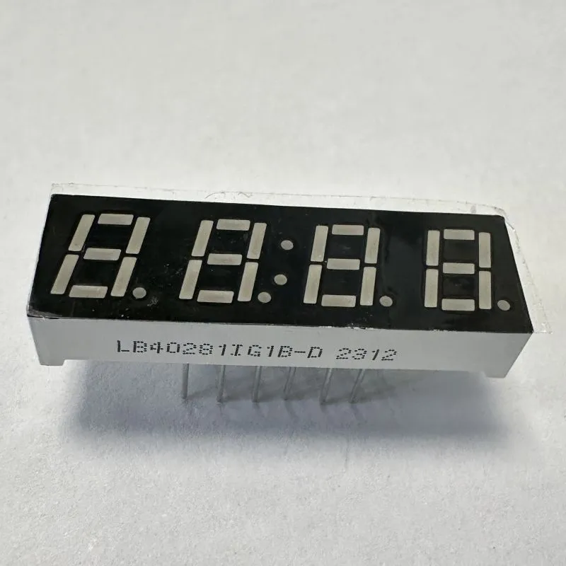 Grüne 4-stellige 7-mm-LED-Anzeige mit 7-Segment-Gemeinsamen Anode für Temperaturregler 0
