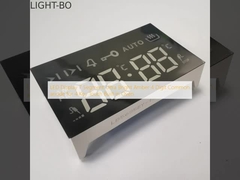LED-Display 7 Segment Ultra-Helliges Bernstein 4 Ziffern Gemeinsame Anode für 4 Tasten Berührung Eingebauter Ofen