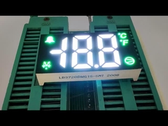 Ultraweiß/grünes dreistelliges 7-Segment-LED-Display für Warmwasserbereiter