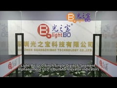 0,8 Zoll 16-Segment-Alphanumerische LED-Anzeige