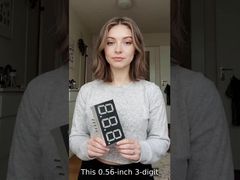 0,56 Zoll (14,2 mm) 3-stellige gemeinsame Kathoden-7-Segment-LED-Anzeige für Temperaturanzeigen