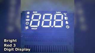 3-stelliges LED-Display, 14,2 mm, rot, ultrahell