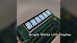 Ultrahell weißes 7-Segment-LED-Display