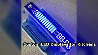 Kundenspezifisches 7-Segment-LED-Display für Küchenhauben