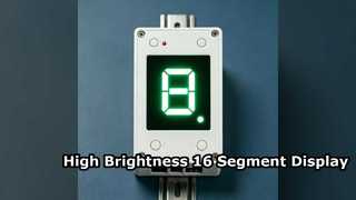 Reingrünes 16-Segment-LED-Anzeigemodul mit hoher Helligkeit