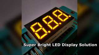 Super Bright LED Display for Industrial Panel Meters