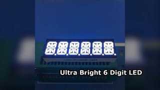 Ultrahelles 6-stelliges 14-Segment-LED-Display für Instrumente