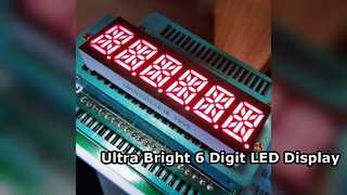Ultrahelles 6-stelliges 14-Segment-LED-Display für Taxameter