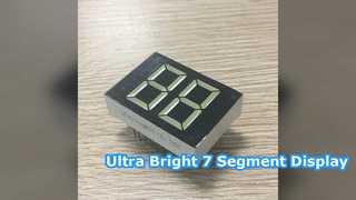 Helle 20 mm weiße 7-Segment-LED-Anzeige für Controller