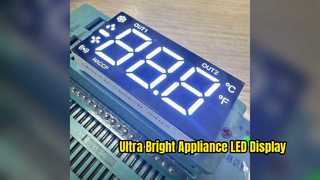 Ultrahelles weißes LED-Display für Haushaltsgeräte
