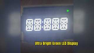 Reingrünes 0,4-Zoll-LED-Display für digitale Timer