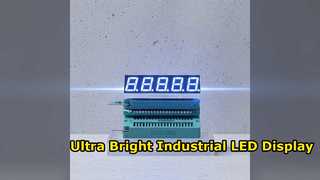 Ultra Bright LED Display for Industrial Control Systems