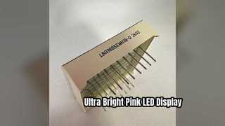 0,8 Zoll rosa 7-Segment-LED-Anzeige für digitale Anzeigen